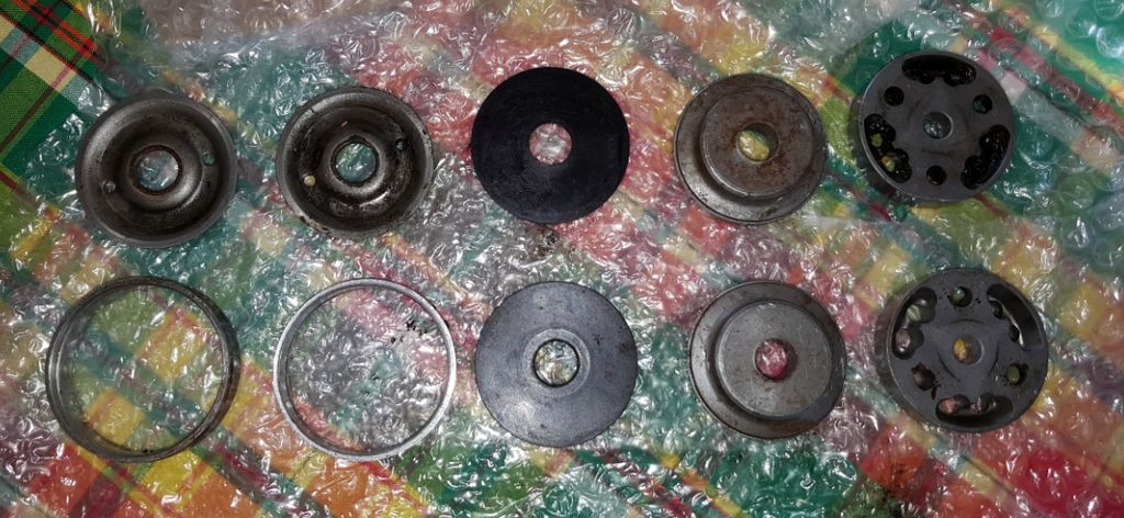 Les pièces replacées
