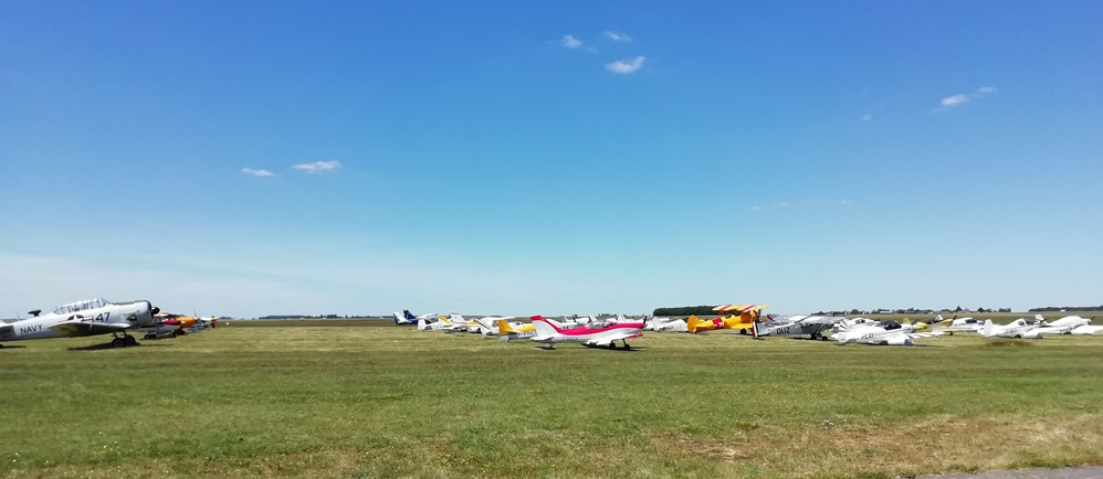 une grosse partie des avions présents (mais pas tous)